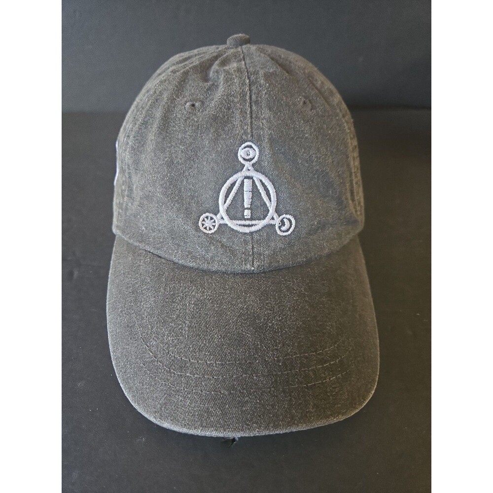 Panic! At The Disco Baseball Cap Black White Embroidery Adams OSFM Distressed